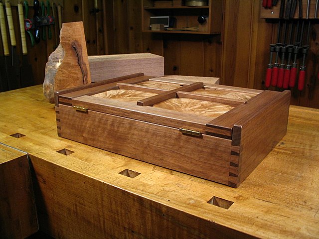 Box From Back and Wood
